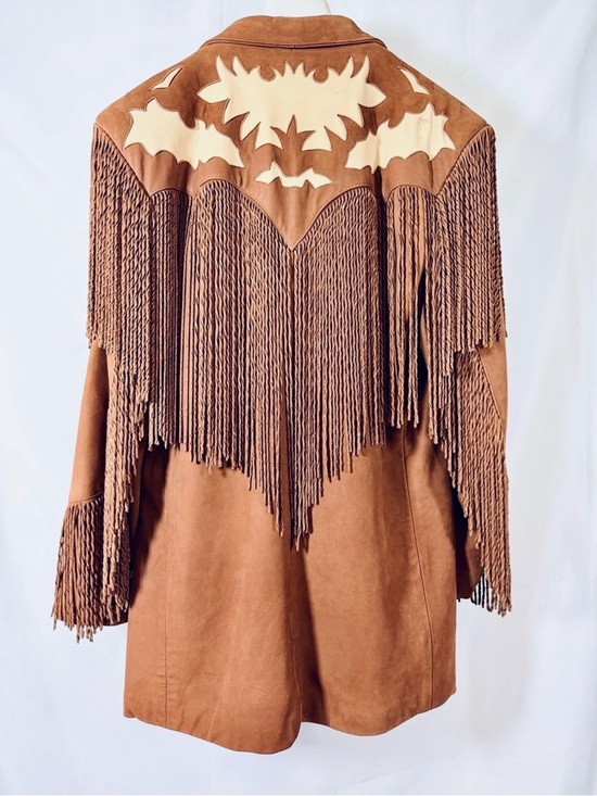 Continental Leather Fashions Jackets & Blazers - Vintage Western Fringe Jacket - Continental Leather Fashions USA Buffalo Nickel